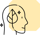dibuix d'un cap transparent on el cervell és representat per una fulla
